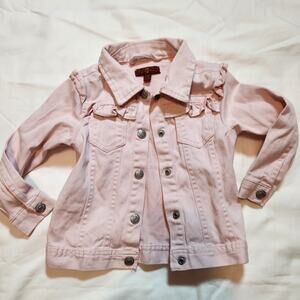 Jean Jacket Baby girl  pink size 24 Months